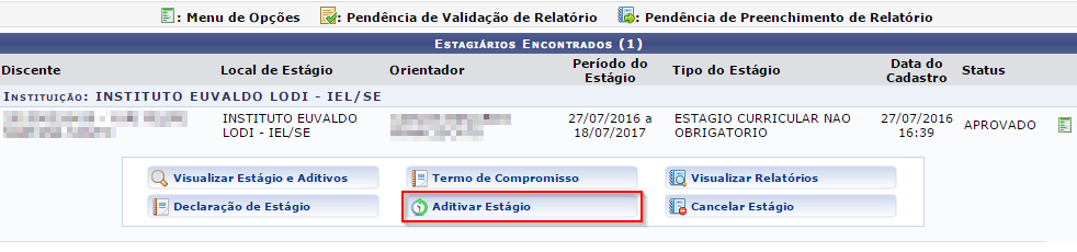 Você será direcionado(a) para a seguinte página: