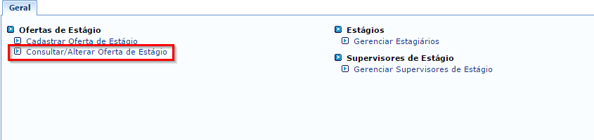 Você será direcionado(a) para a seguinte página:
